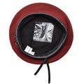 Originale French Military Red Beret Hat Man Force Army Wool Cap leggero nuovo