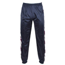 Original French Military school navy sweatpants with striped sides, elastic waist, and bottom for running and hiking.