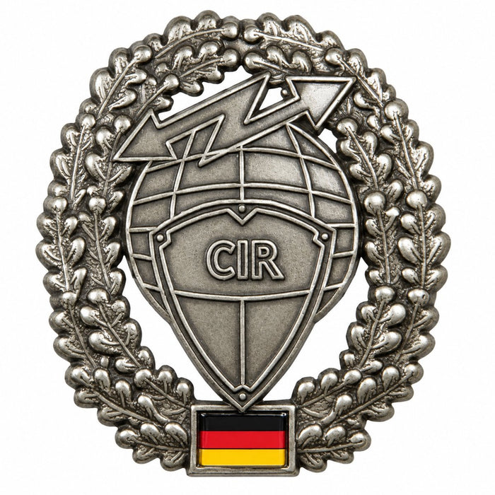 Original German Army Beret Badge CIR Insignia Military Surplus Metal Pin - GoMilitar