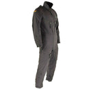 Original German army cotton jumpsuit coverall with epaulets, German flag patch, and multiple zippered pockets