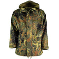Veste de campagne originale de l'armée allemande GoreTex Flecktarn imperméable à l'eau