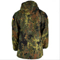 Gucca da campo dell'esercito tedesco originale Goretex Flecktarn Waterproof Rain Parka Nuovo