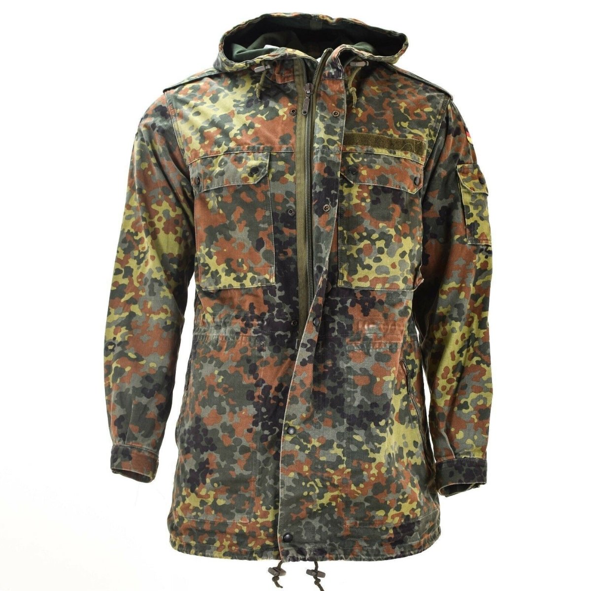 Gebrauchte Bw Parka Flecktarn Camouflage Parka Original
