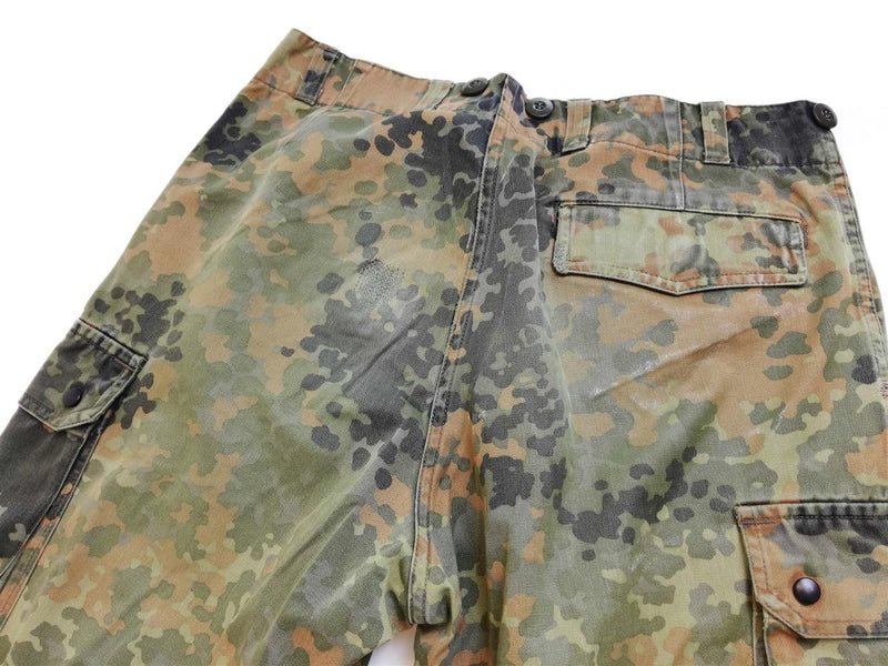 Original German army issue flecktarn camo pants field combat military trousers - GoMilitar