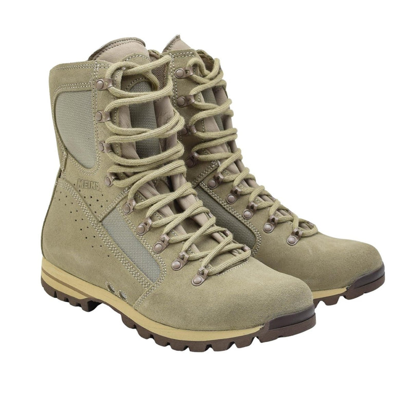 Bottes en cuir kaki originales de l'armée allemande, chaussures légères à semelle antistatique, NEUVES