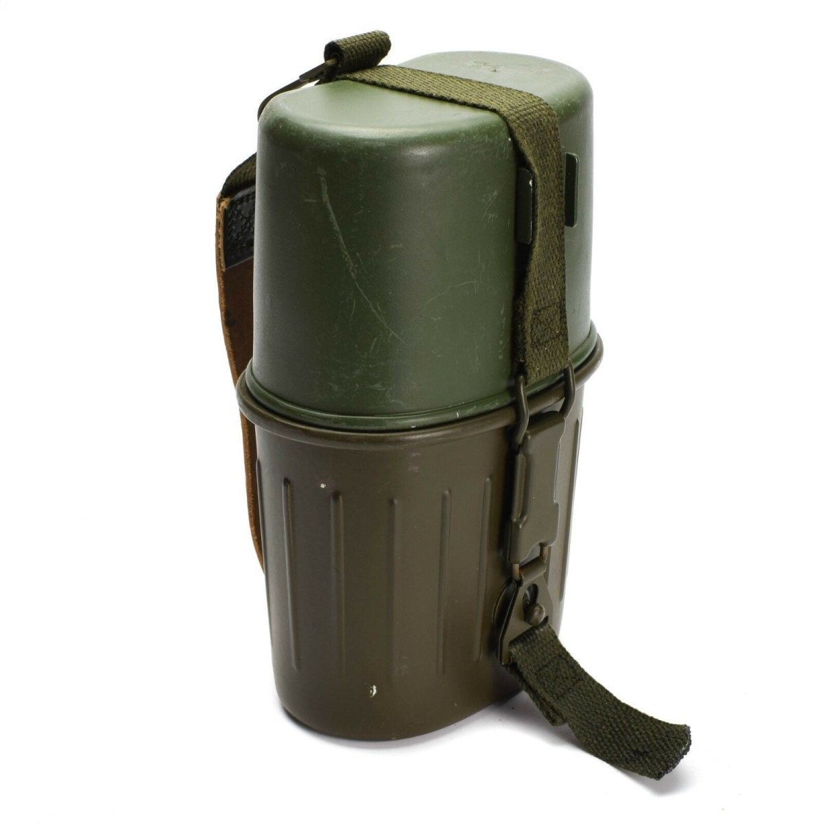 Juego de comedor original del ejército alemán, cantimplora, botella de agua, utensilios de cocina, ejército