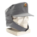 Original german army military Mountain cap Gebirgsjäger grey with flower badge