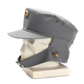 Original german army military Mountain cap Gebirgsjäger grey with flower badge