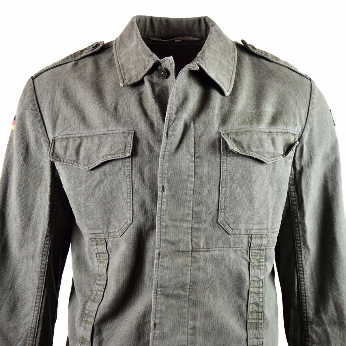 Veste Moleskine d'origine de l'armée allemande. Veste de campagne vintage BW olive drab