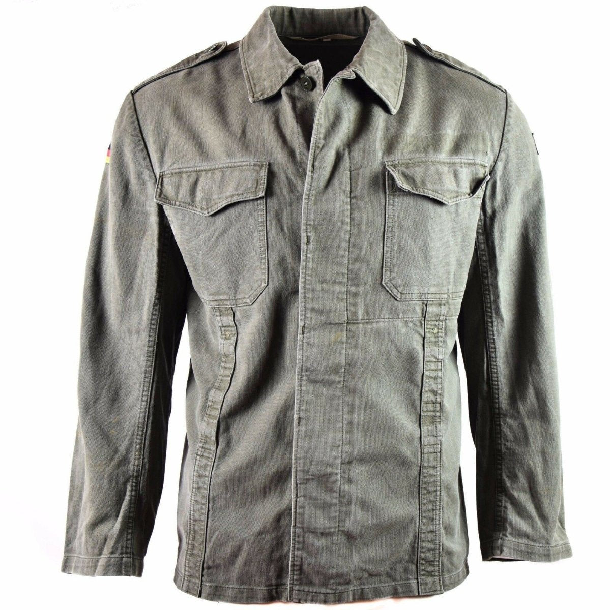 Veste Moleskine d'origine de l'armée allemande. Veste de campagne vintage BW olive drab