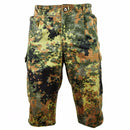 Original German army shorts combat field flecktarn camouflage bermuda - GoMilitar