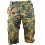 Combate del ejército alemán original Combate Field Flecktarn Camuflage Bermudas