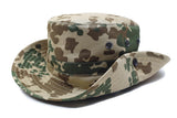 Chapeau de camping original de l'armée allemande avec camouflage tropical boonie, casquette d'extérieur pour la chasse et le camping, NEUF