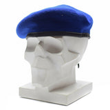 Boina de lana original del ejército alemán Bundeswehr gorra militar excedente azul