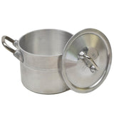 Oryginalne niemieckie wojskowe aluminiowe 2 litera garnko pokrywka wędrówki BW Army Mess Kit Nowy
