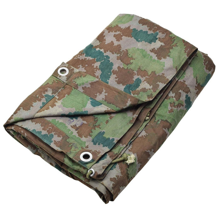 Original German military camouflage poncho tent vintage army shelter camping NEW - GoMilitar