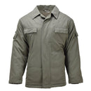 Original German Military DDR Field Coat Army Issue Vintage Surplus Olive - GoMilitar