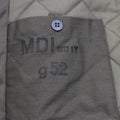 Originele Duitse militaire DDR-veldjas legeruitgave Vintage surplus olijf