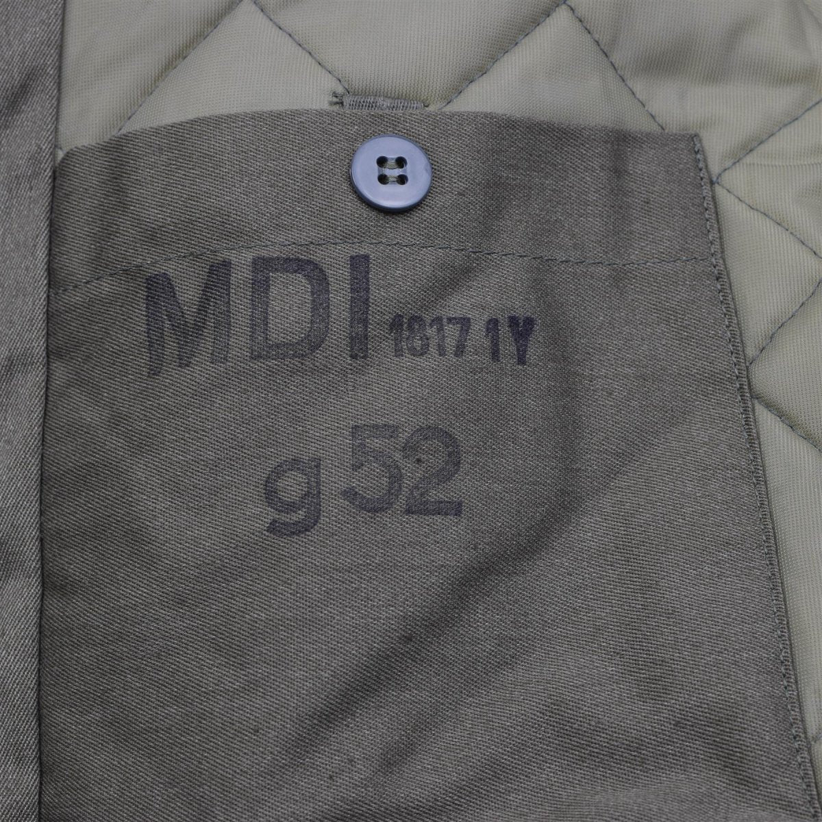 Originele Duitse militaire DDR-veldjas legeruitgave Vintage surplus olijf