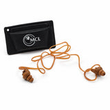Funda para tapones para los oídos originales militares alemanes, color naranja