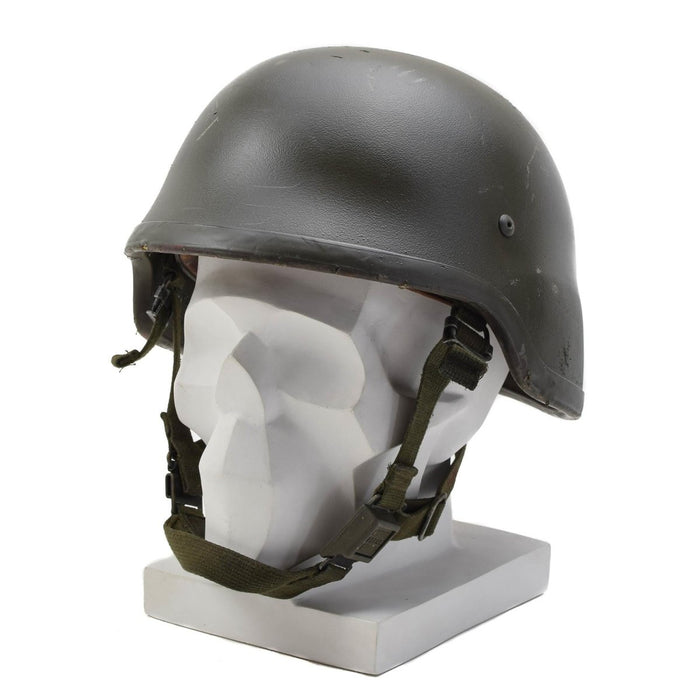 Original German Military M92 Combat Helmet Kevlar Balistic Army Issue Olive - GoMilitar