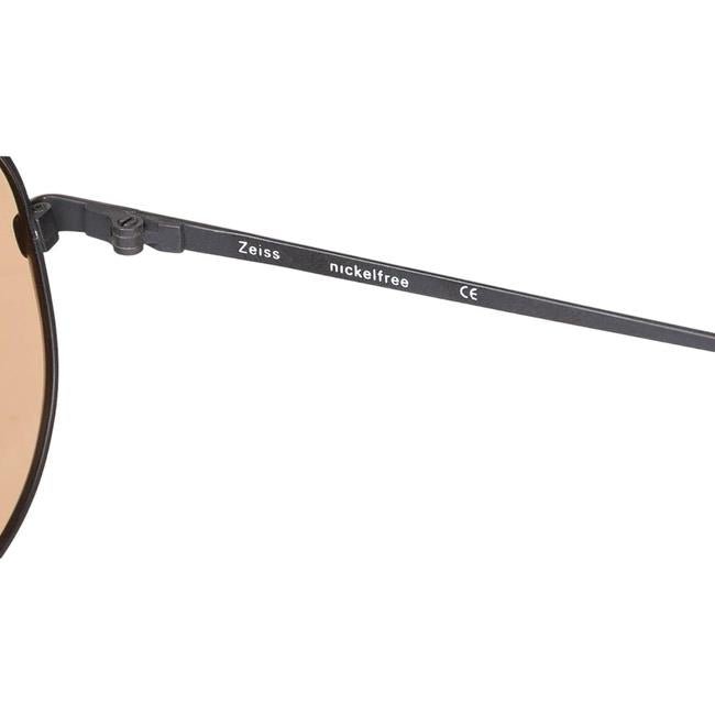 Lunettes de soleil de pilote militaire allemand d'origine Zeiss Aviator Style Nickelfree Brown