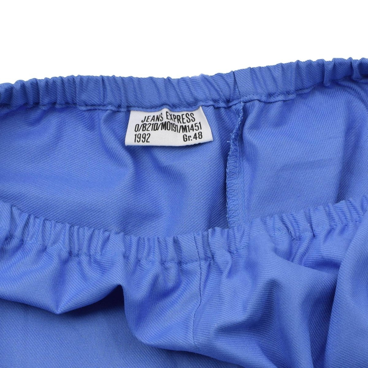 Pantalones de pijama militares alemanes originales Cintura elástica Ropa de dormir relajada Azul
