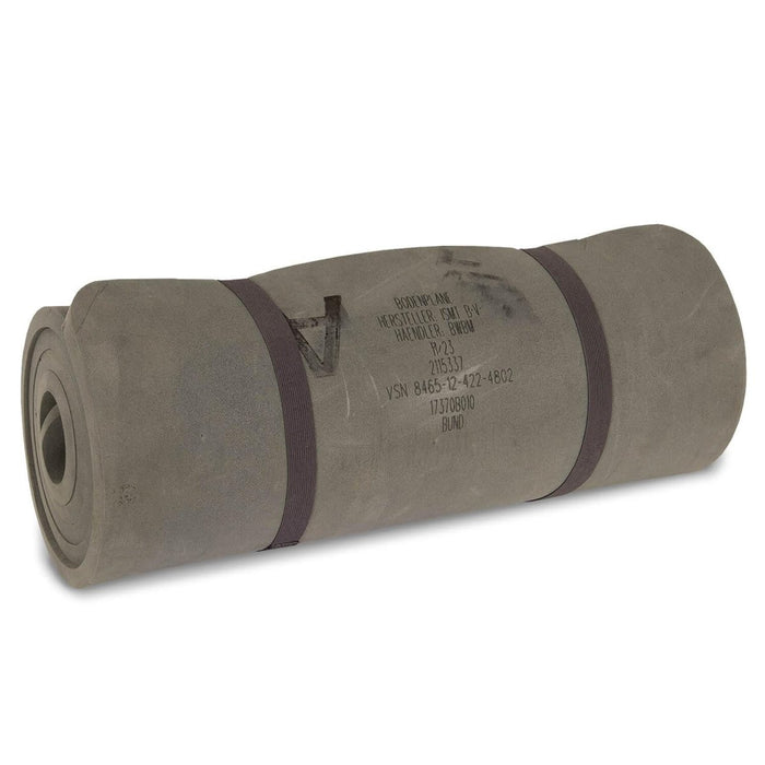 Origineel Duits Militair Slaapmatje Opgerold Camping Outdoor Army Uitgave Olive - GoMilitar