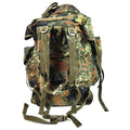 Zaino tattico militare tedesco originale 65L di zaino da combattimento Flecktarn camo