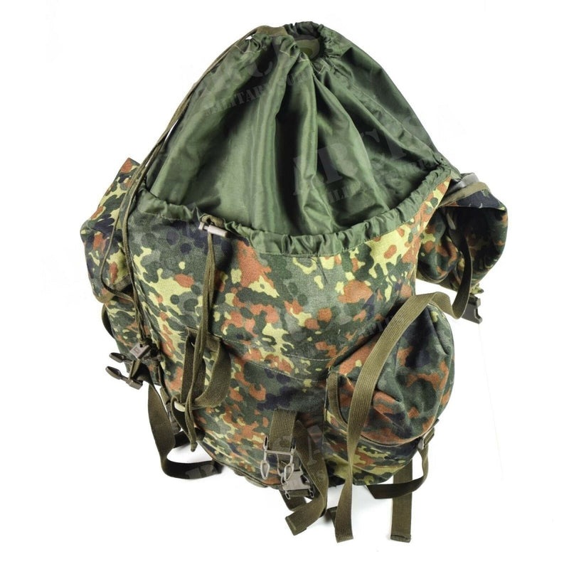 Original Deutscher Militärtaktik -Rucksack 65L Kampf Rucksack Flecktarn Camo