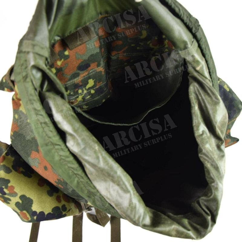 Original Deutscher Militärtaktik -Rucksack 65L Kampf Rucksack Flecktarn Camo