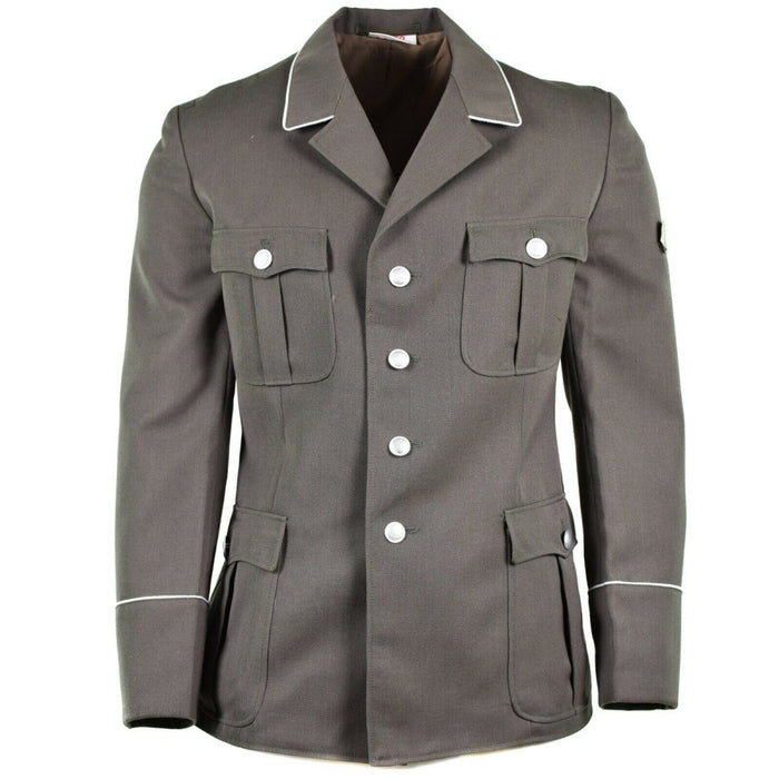 Original German NVA Army Dress Jacket Officier Formal Uniform Grey Military NEW - GoMilitar