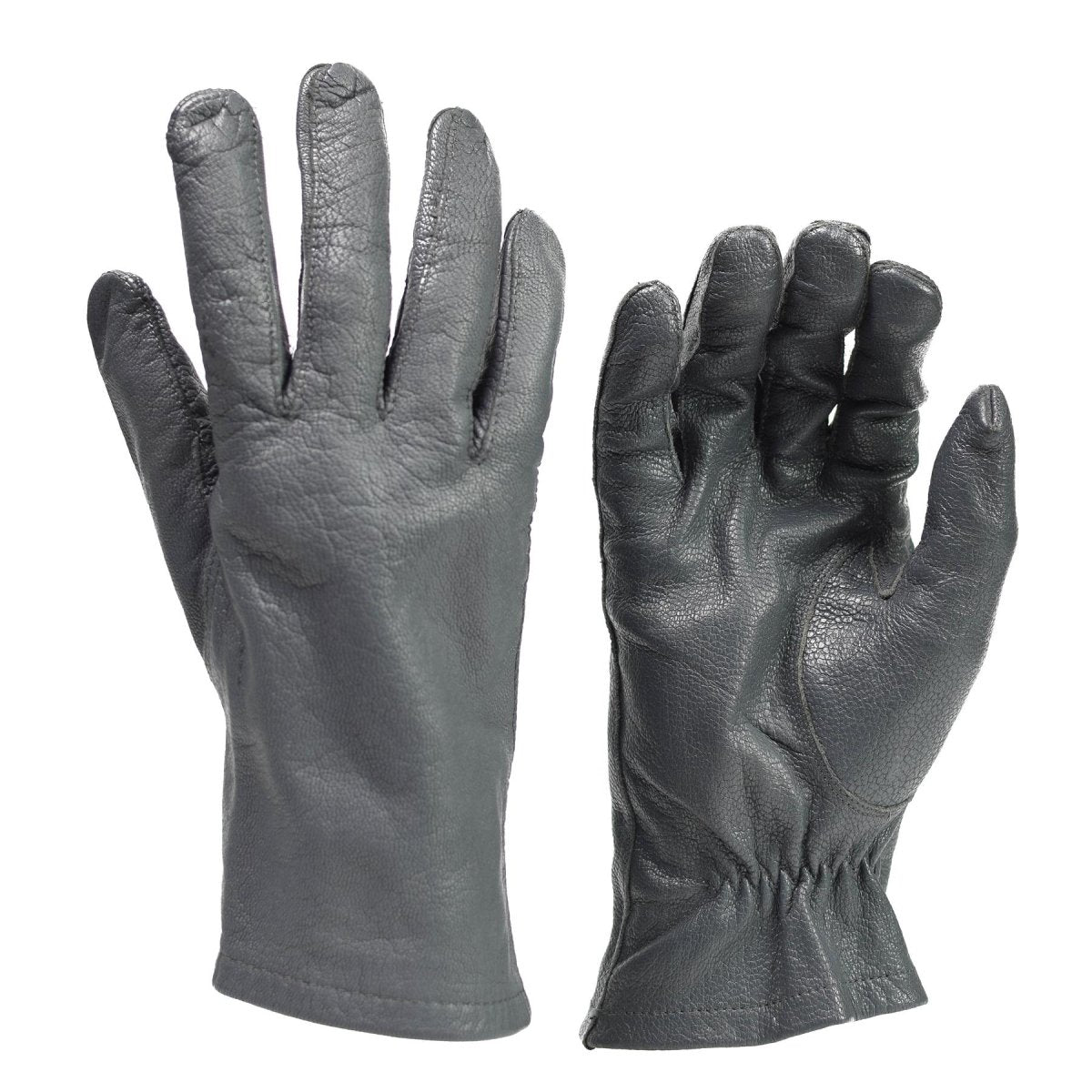Elegant leather gloves Original Germany army gray tactical