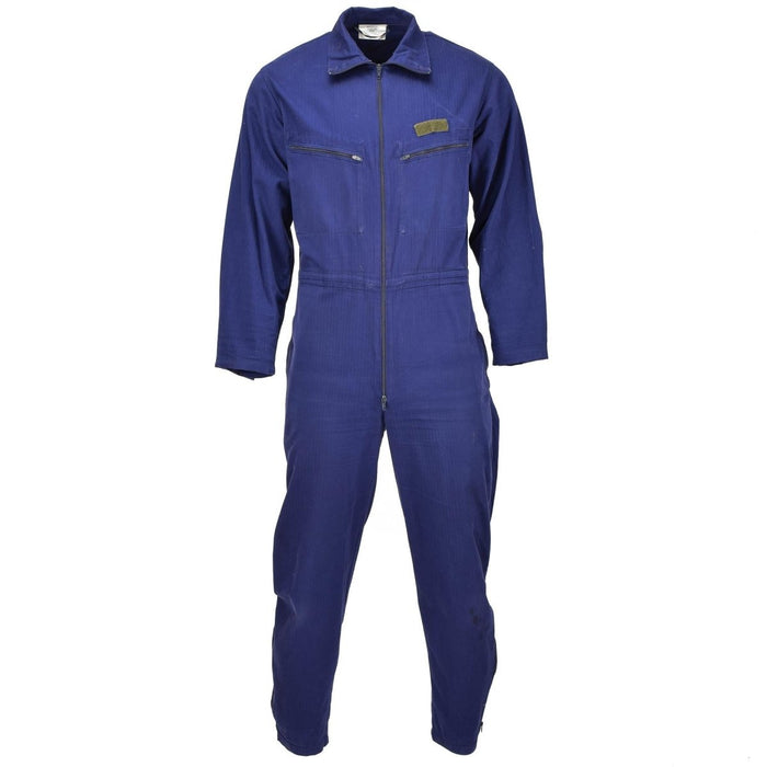 Originele Duitse militaire overall marineblauw werkuniform legerblauwe werkkleding jumpsuit - GoMilitar