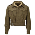 Veste originale de l'armée grecque Eisenhower Ike en laine olive vintage militaire de campagne