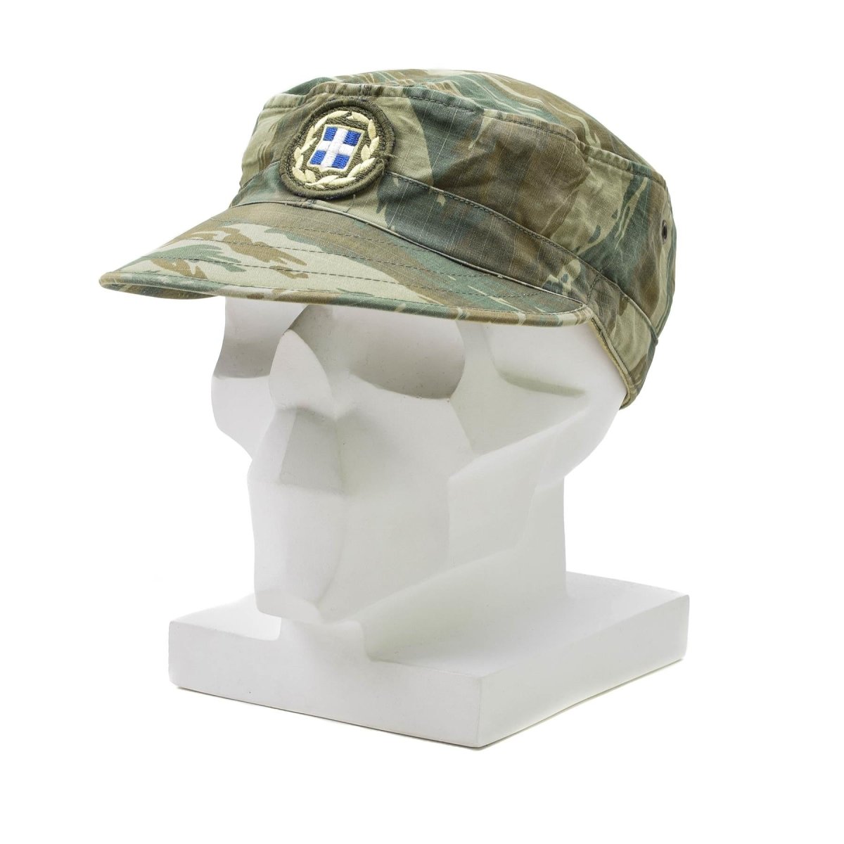 Casquette militaire légère d'été de camouflage de lézard de troupes de campagne de l'armée grecque originale