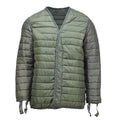 Veste de doublure originale de l'armée grecque M65 veste militaire chaude matelassée doublure verte