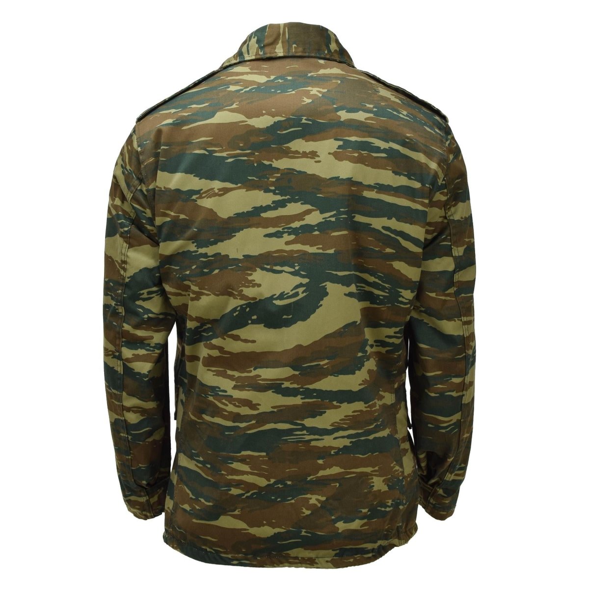 Original Greek Military M65 Field Jacket Removable Liner Army Issue Lizard Camo