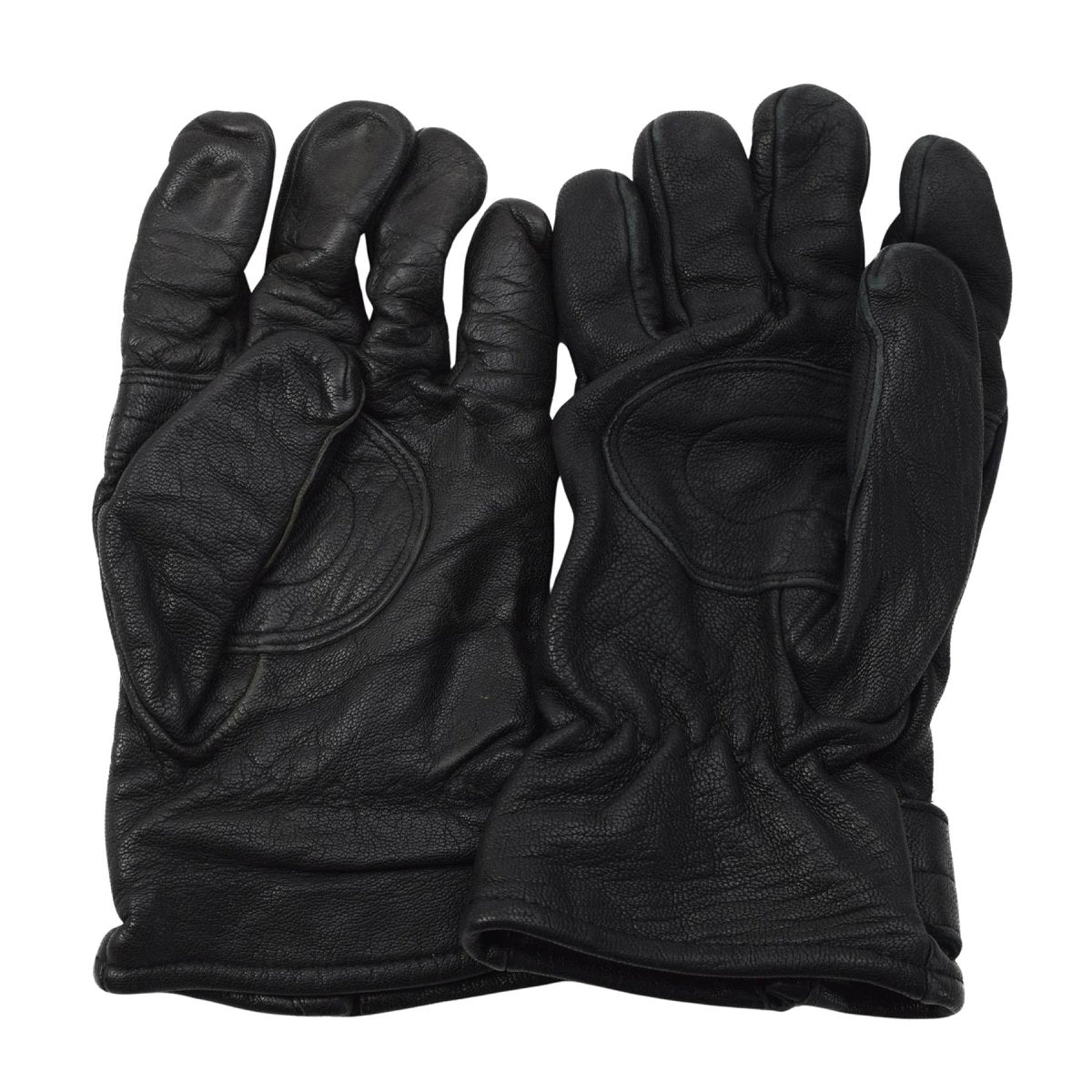 Originele Hongaarse Leger Leren Handschoenen Gevoerd Militair Winter Outdoor Zwart