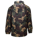 Chaqueta impermeable militar húngara Original, capucha enrollable, solapa con botón, camuflaje M93, camuflaje táctico para uso en exteriores