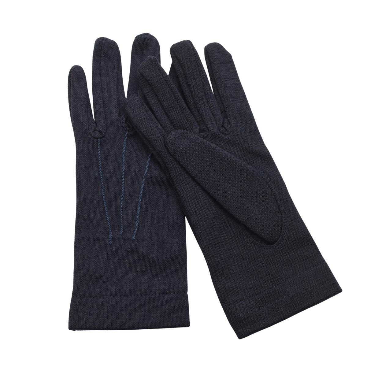 Original Italian Air Force Military Thermal Cold Weather Gloves Blue