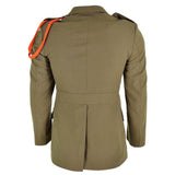 Veste d'uniforme de parade marron originale de l'armée italienne en laine