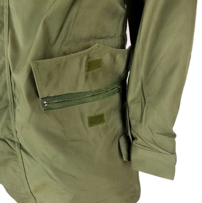 Ejército italiano original Olive Green Parka Jacket Military Bdu Prociding Proyector abrigo