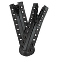 Zapatos de combate militar italiano originales de cuero liviano Invierno negro