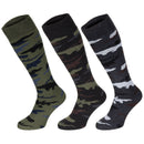 Original Italian Military Esercito Winter Socks Long High 3 Pack Camouflage - GoMilitar