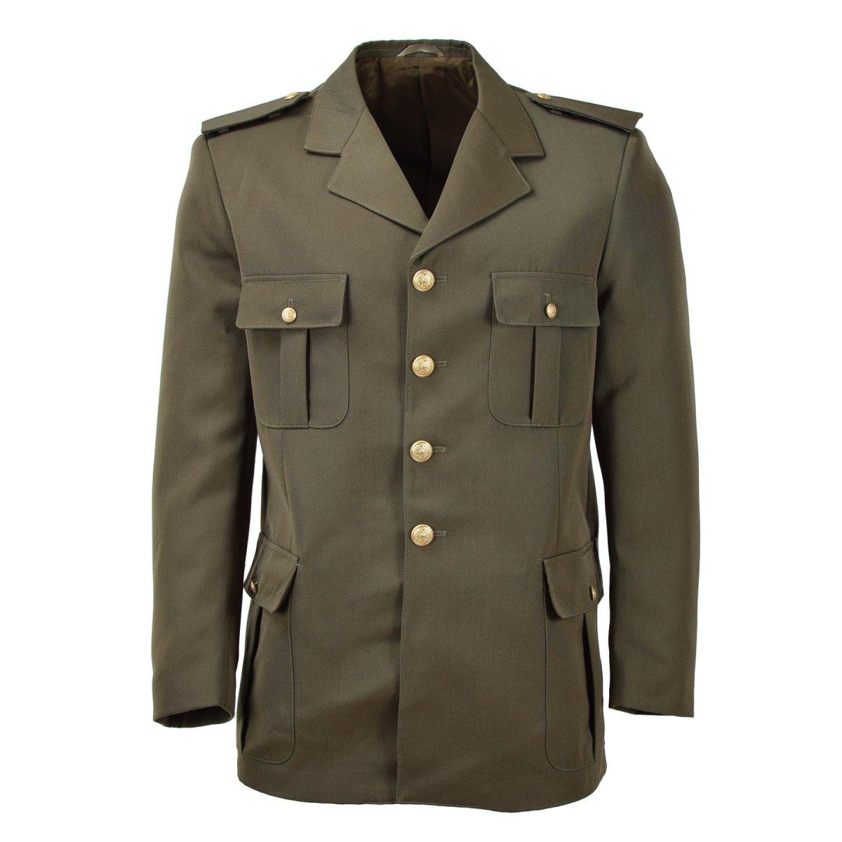 Vintage italian army jacket original Italy military VERDE parade