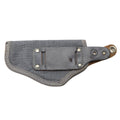 Originales italienisches Militär-Pistolenholster mit Druckknopfverschluss, Nylon, Grau, neu