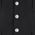 Originale ufficiale ufficiale della giacca di polizia militare italiana uniforme nera formale