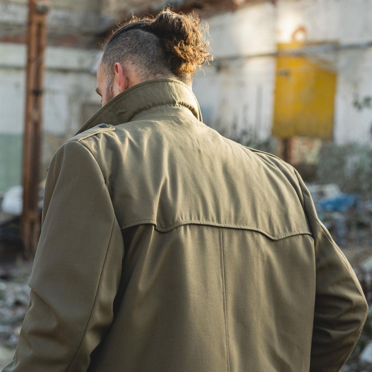 Trench coat military surplus original Italian Military khaki