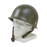 Original Military Belgian Steel Helmet M51 tactical combat army inner pvc Olive